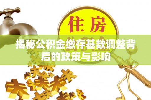 乐至揭秘公积金缴存基数调整背后的政策与影响